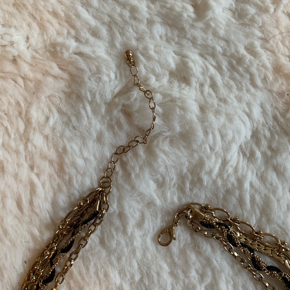 Free People black and gold layered necklace - Picture 4 of 4